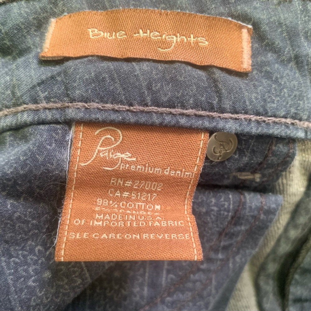 PAIGE - Blue Heights - Black Jeans - Size 30 - Picture 4 of 7